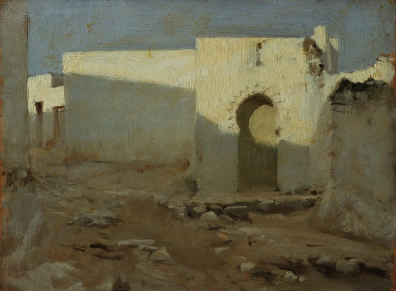 Mauretanische Gebäude in der Sonne - John Singer Sargent