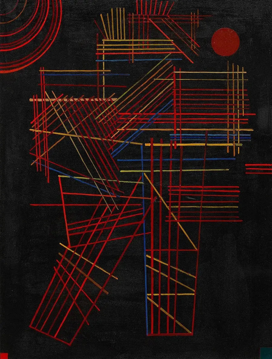 Bunte Stäbe - Vassily Kandinsky