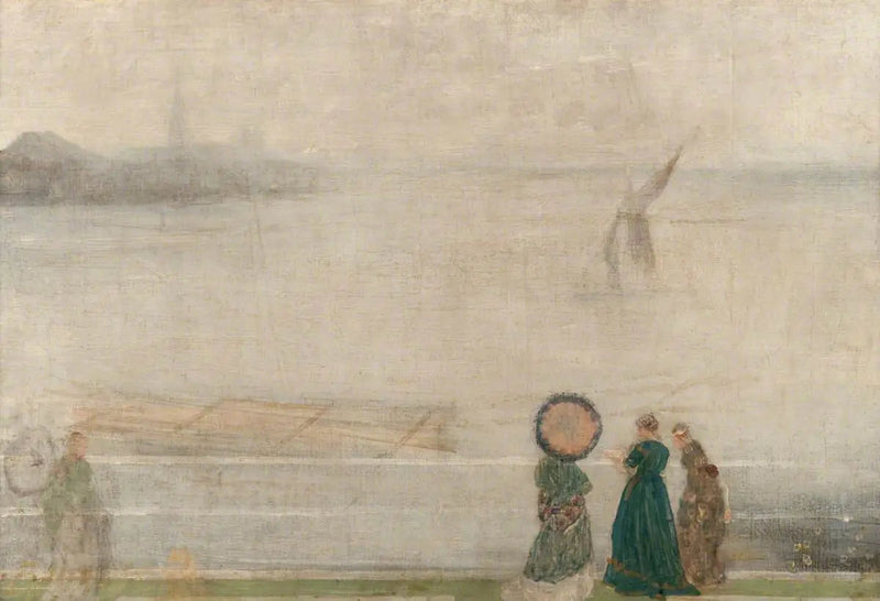 Battersea Reach von Lindsey Houses - James Abbott McNeill Whistler