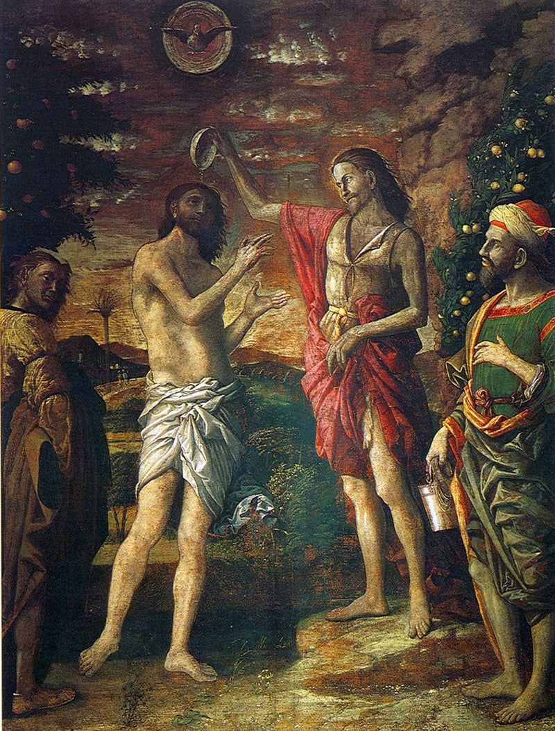 Taufe Christi - Andrea Mantegna