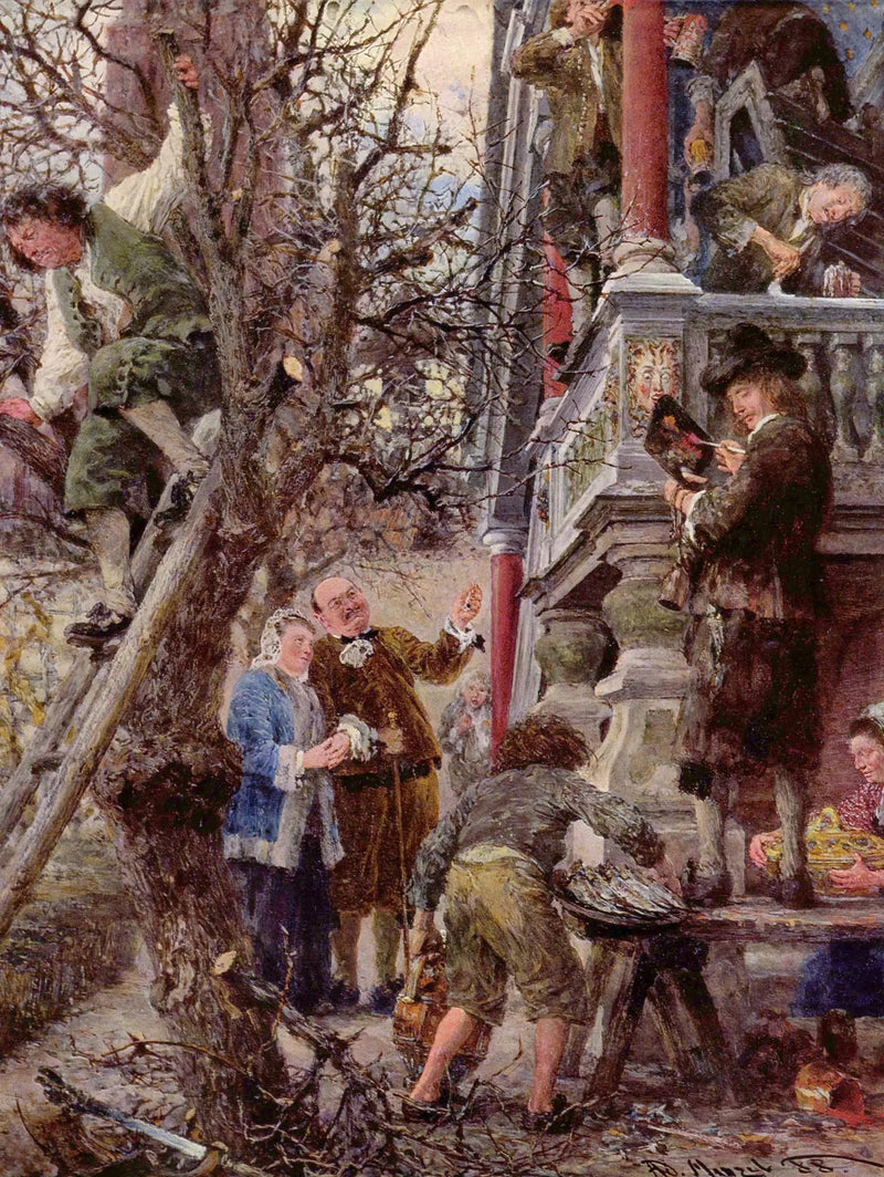 Beati Possidentes (Selig sind die, die haben) - Adolph von Menzel