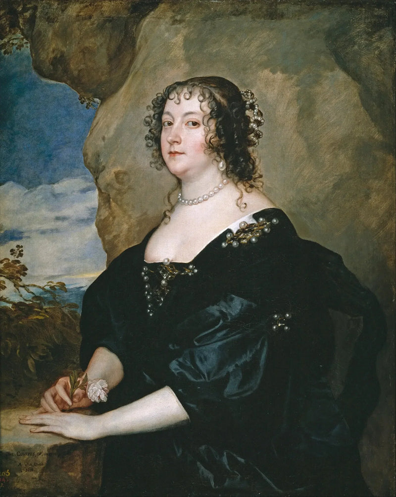 Beatriz van Hemmema, Gräfin von Oxford (früher Diana Cecil genannt) - Antoine van Dyck