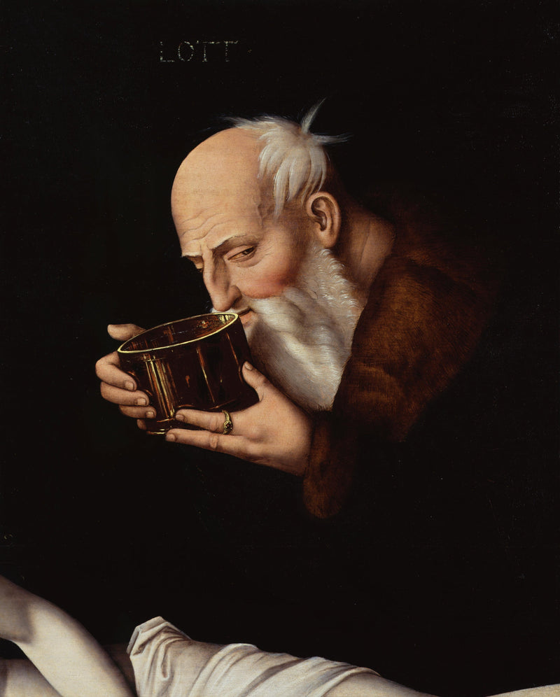 Viel Alkohol (Fragment aus Berlin) - Hans Baldung Grien