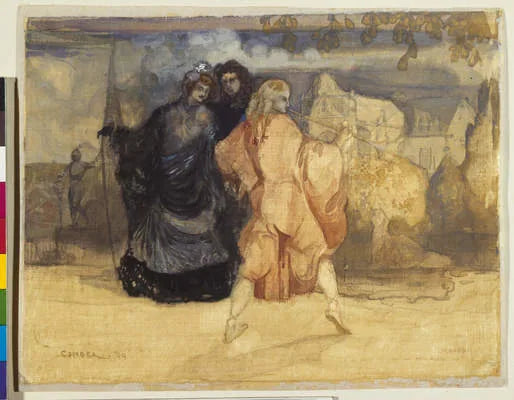 Beauvais - Der Unbeständige, Silène, Der Scharlatan - Charles Conder