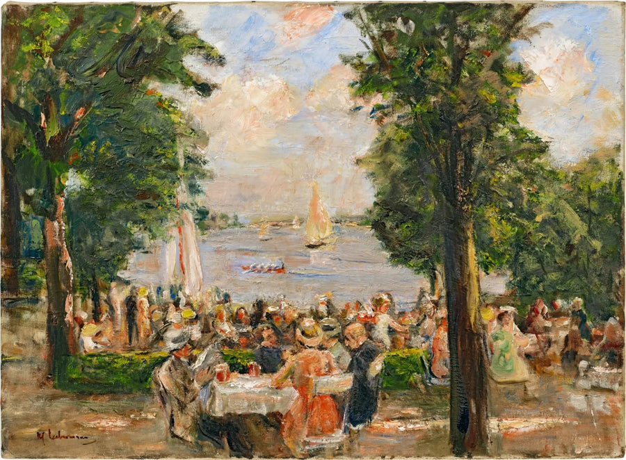 Biergarten am Wannsee (Haus am See) - Max Liebermann