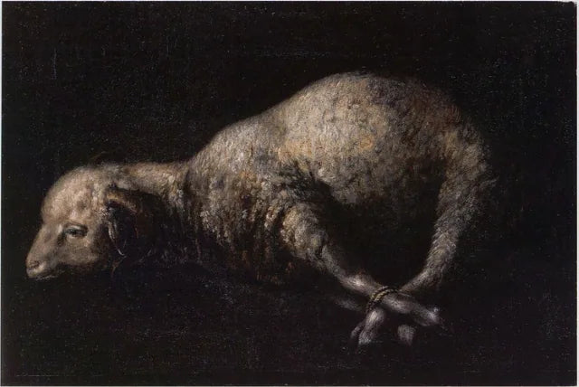 Widder mit angeketteten Füßen - Francisco de Zurbarán