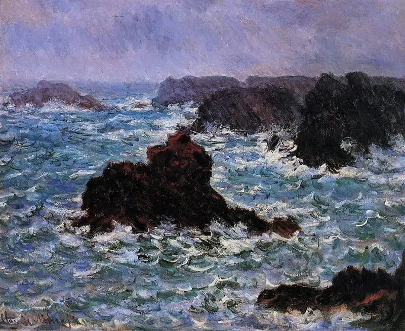 Belle-Halle, Regeneffekt W1112 - Claude Monet