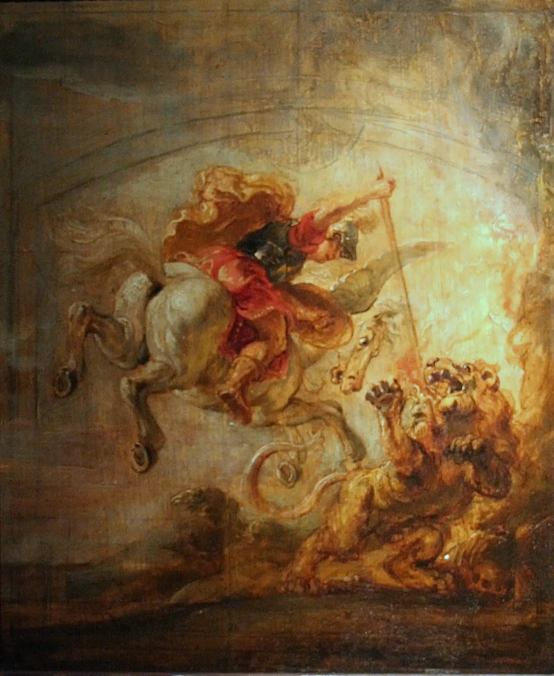 Bellerophon, der die Chimäre besiegt - Peter Paul Rubens