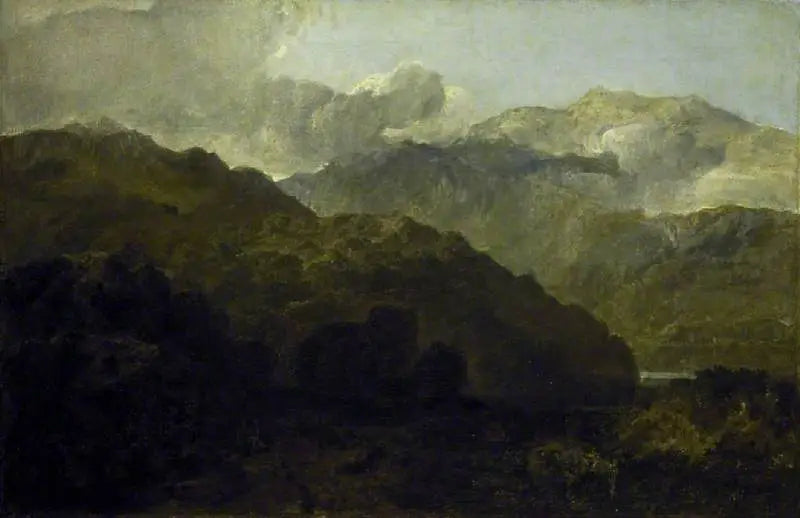 Ben Lomond Berge, Schottland: Der Reisende - Vide Ossians Krieg der Caros - J. M. W. Turner