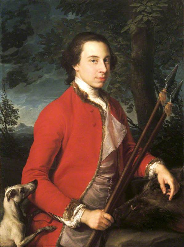Benjamin Lethieullier MP (1728/9-1797), mit zwei Wildschweinpfeilen - Pompeo Batoni