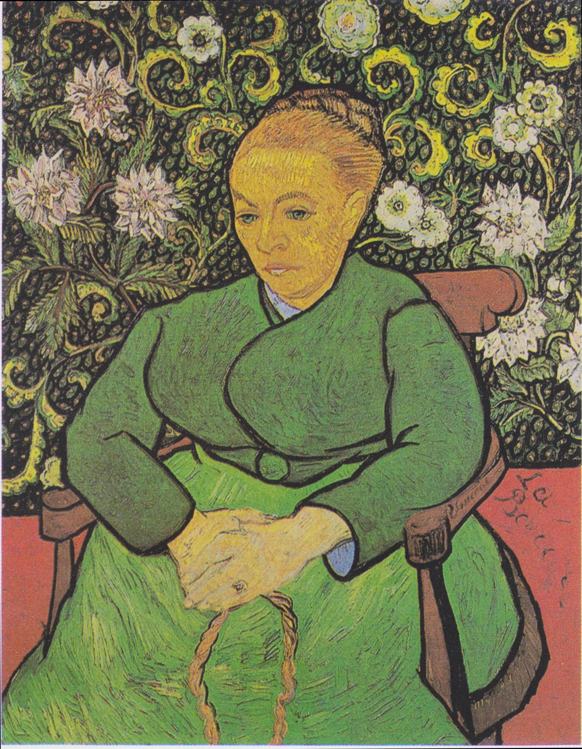 La Berceuse Augustine Roulin F504 de Vincent van Gogh