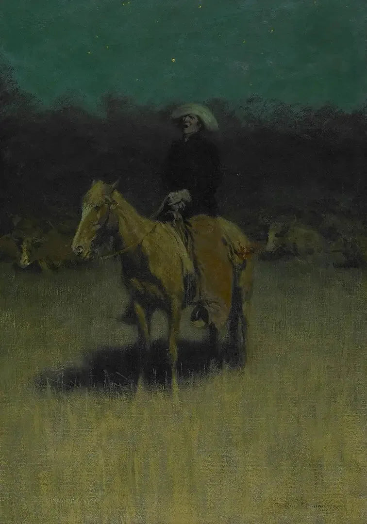 Wiegenlied des Cowboys - Frederic Remington