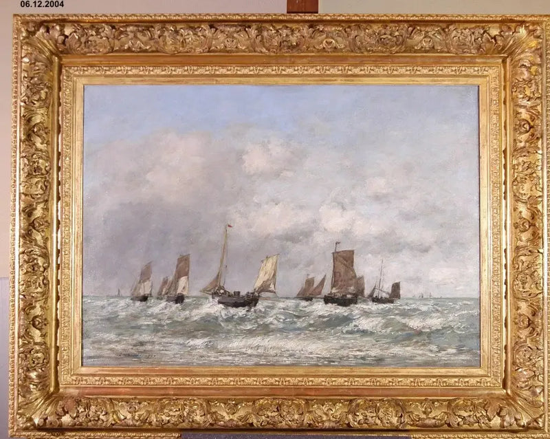 Berck: Der Abgang der Boote - Eugène Boudin