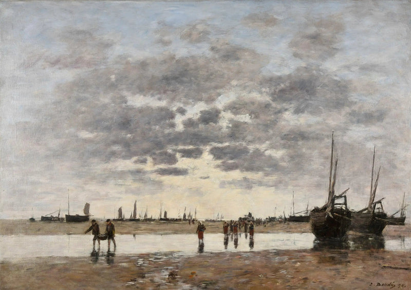 Berck: Die Rückkehr der Boote - Eugène Boudin