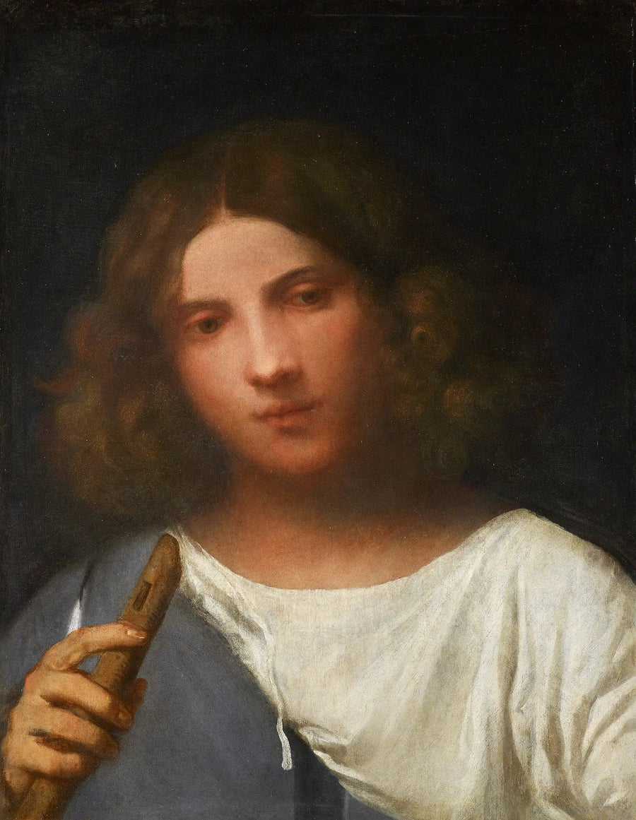 Berger mit Flöte - Titian