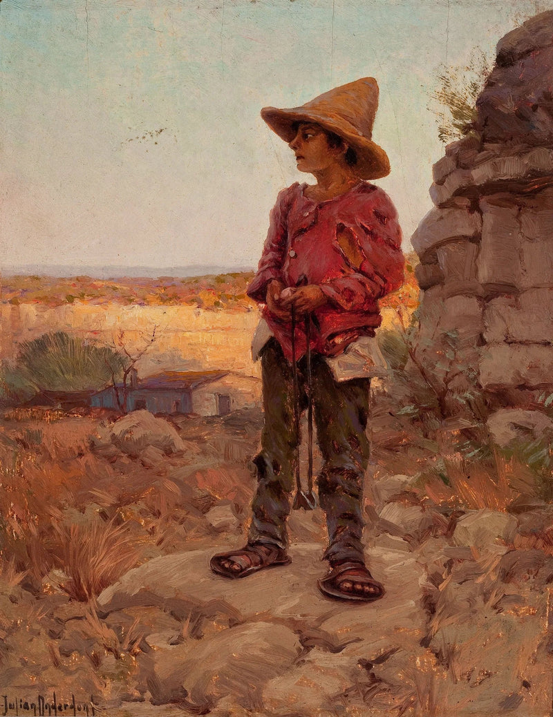 Ziegenhirte im Steinbruch von San Antonio - Julian Onderdonk