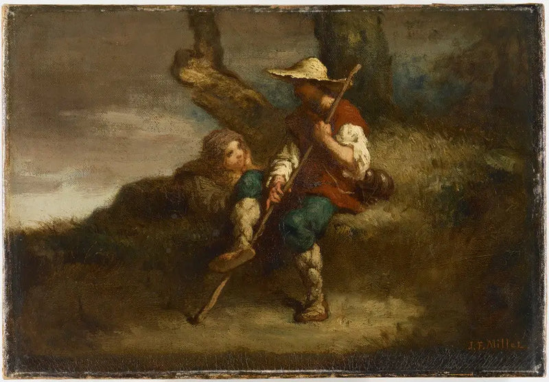 Hirten in Ruhe - Jean-François Millet