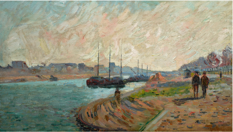 Ufer der Seine in Paris - Armand Guillaumin