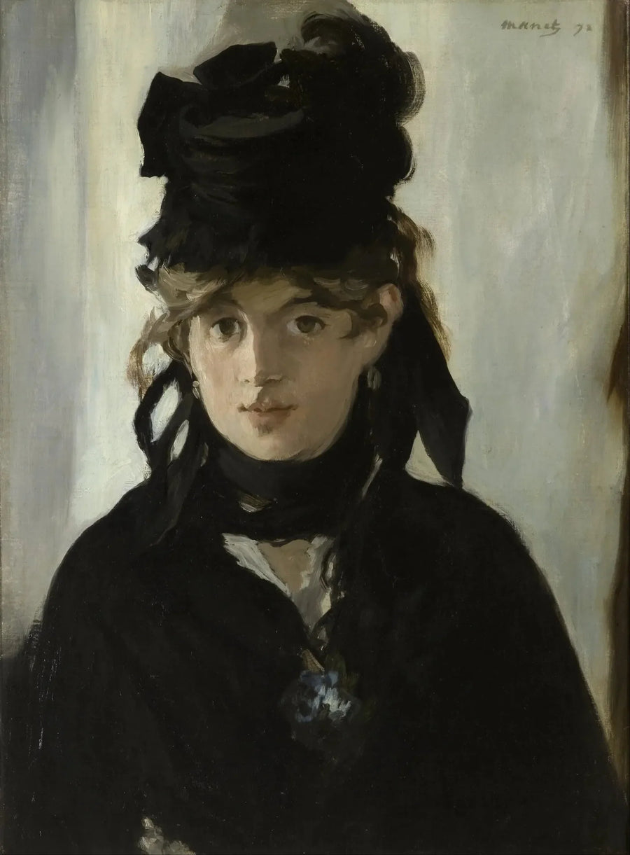 Berthe Morisot mit dem Veilchenstrauß - Édouard Manet