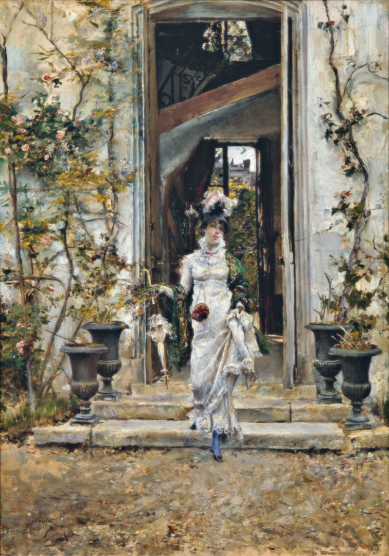 Berthe geht spazieren - Giovanni Boldini