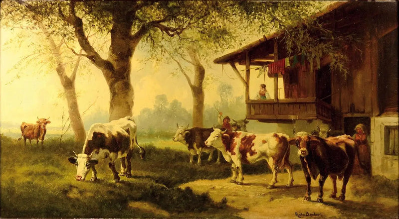 Vieh auf einer Weide - Rosa Bonheur