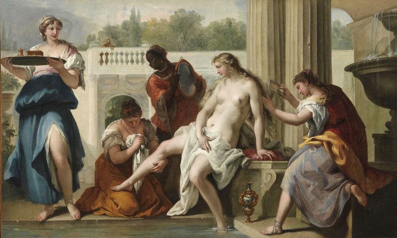 Bethsabée bei ihrem Bad - Sebastiano Ricci