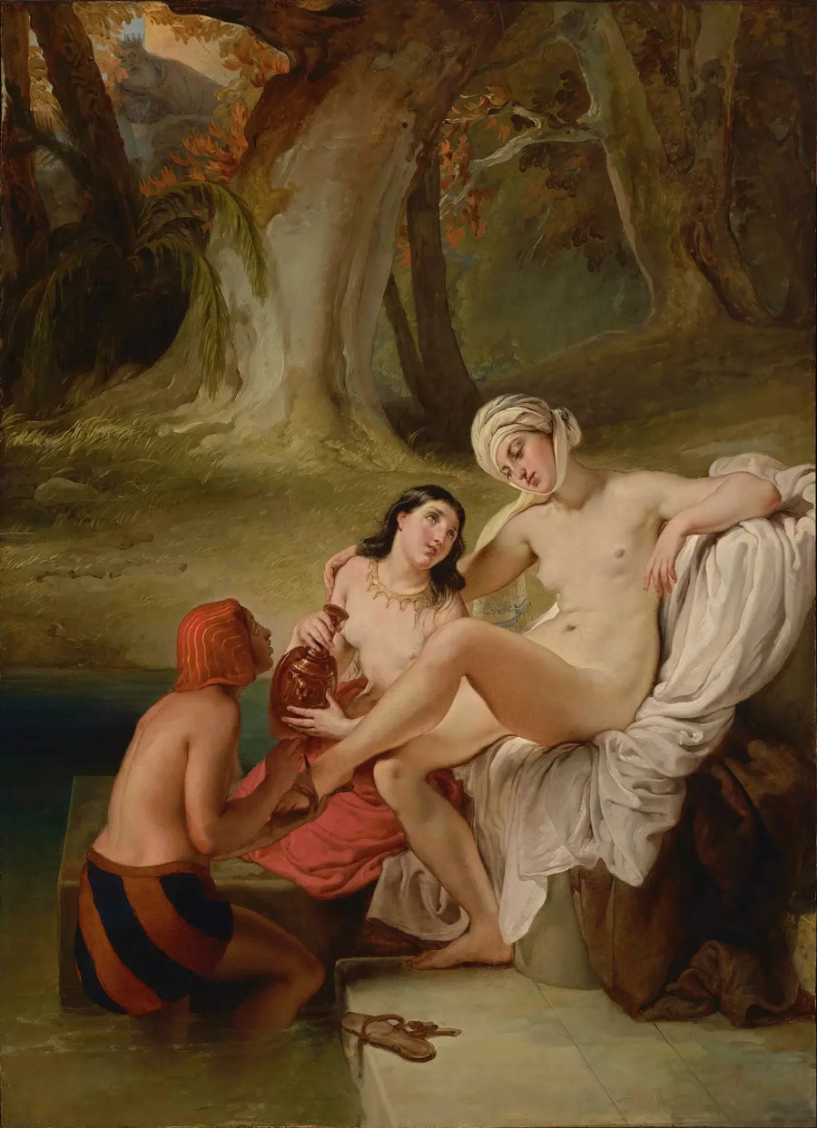 Bethsabée im Bad - Francesco Hayez