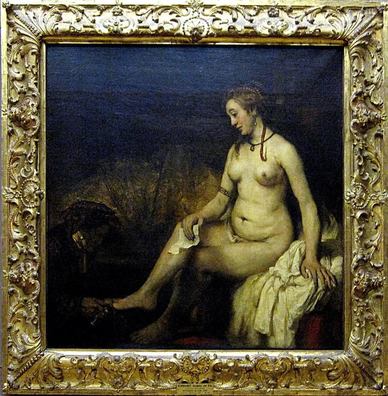 Bathsheba beim Baden mit dem Brief von David - Rembrandt