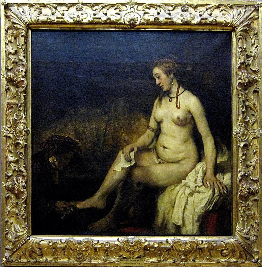 Bathsheba beim Baden mit dem Brief von David - Rembrandt