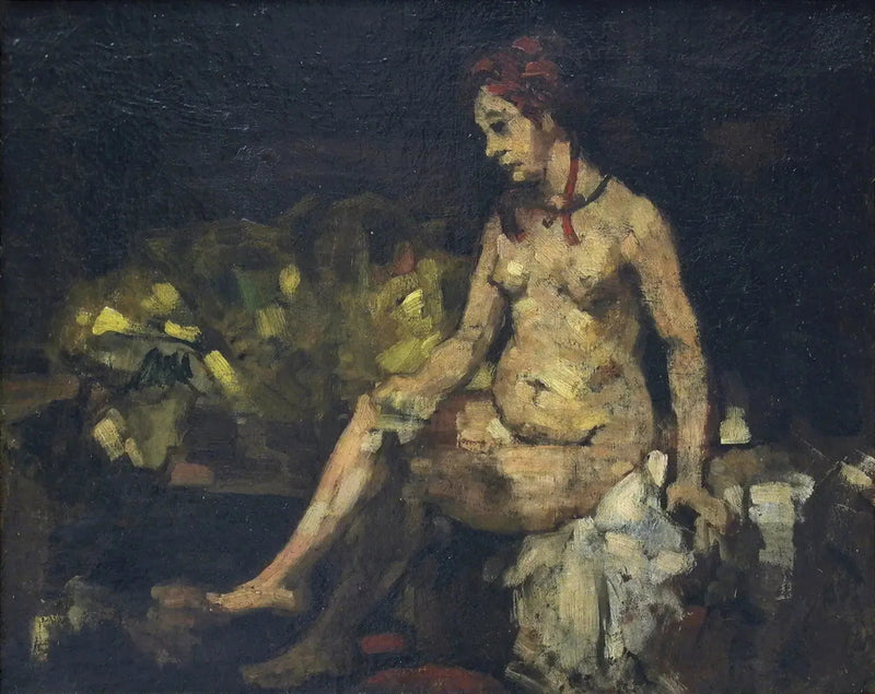 Bethsabée, nach Rembrandt - Paul Cézanne