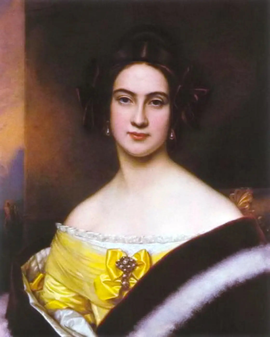 Bildnis der Mathilde Freiin von Jordan - Joseph Karl Stieler image 1 reproduction réalisée par Alpha Reproduction