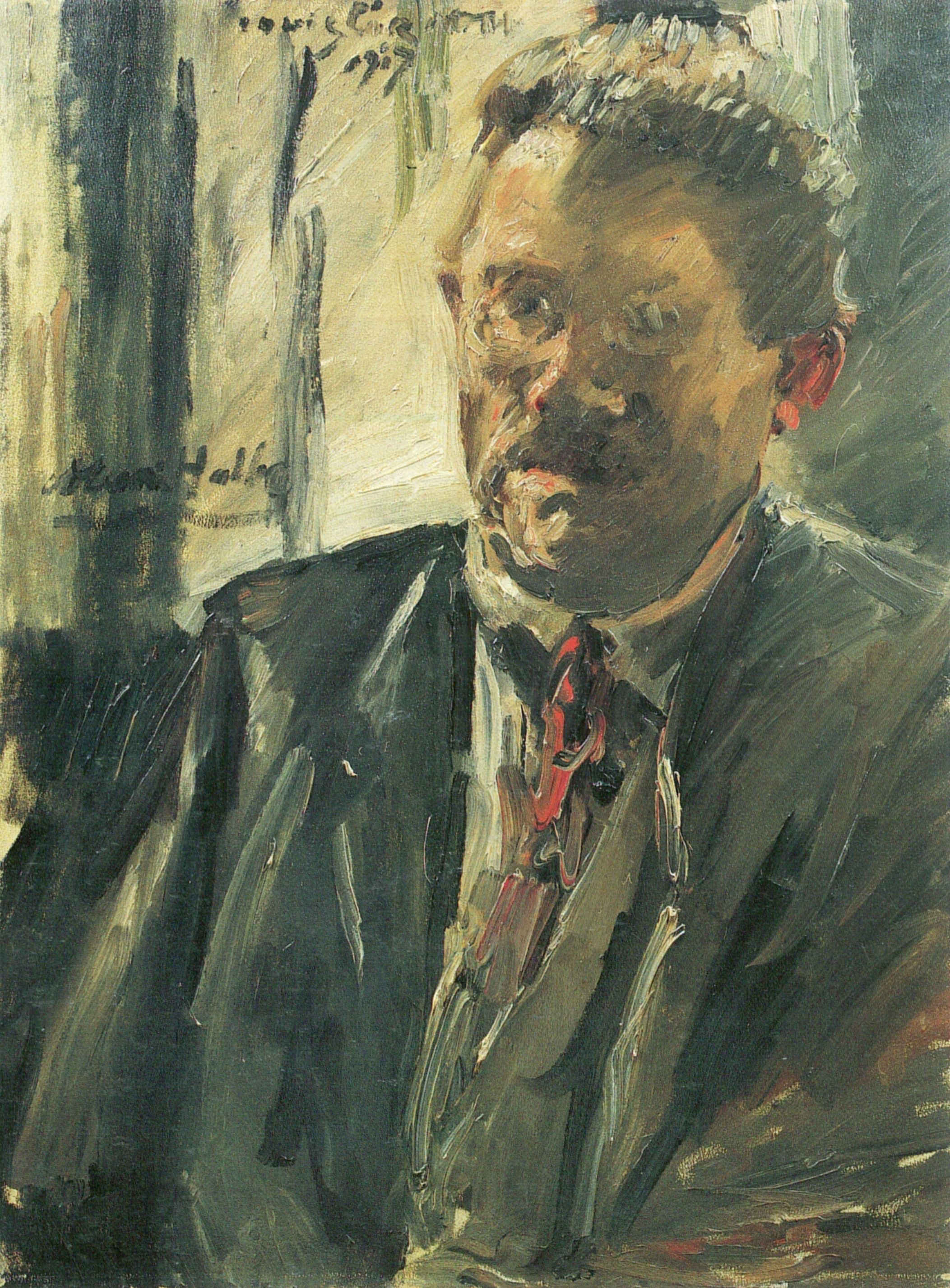 Bildnis Max Halbe - Lovis Corinth image 1 tableau peint à l’huile sur toile