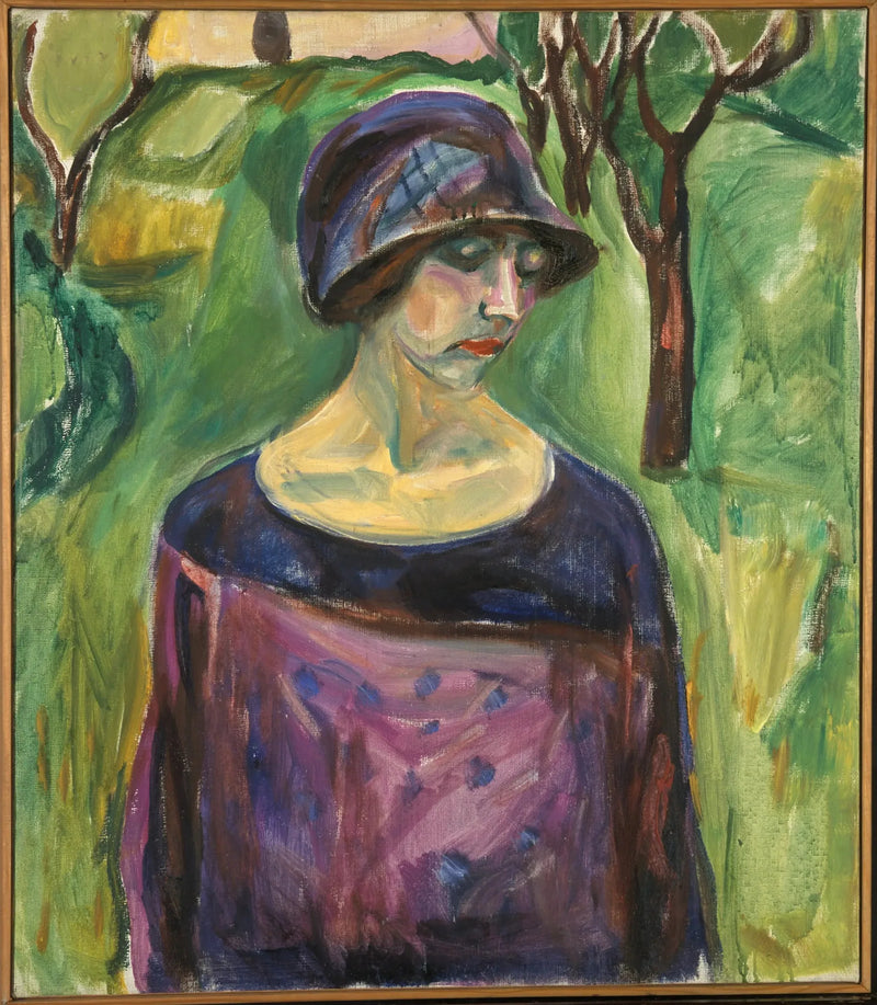 Birgit Prestoe im Garten - Edvard Munch