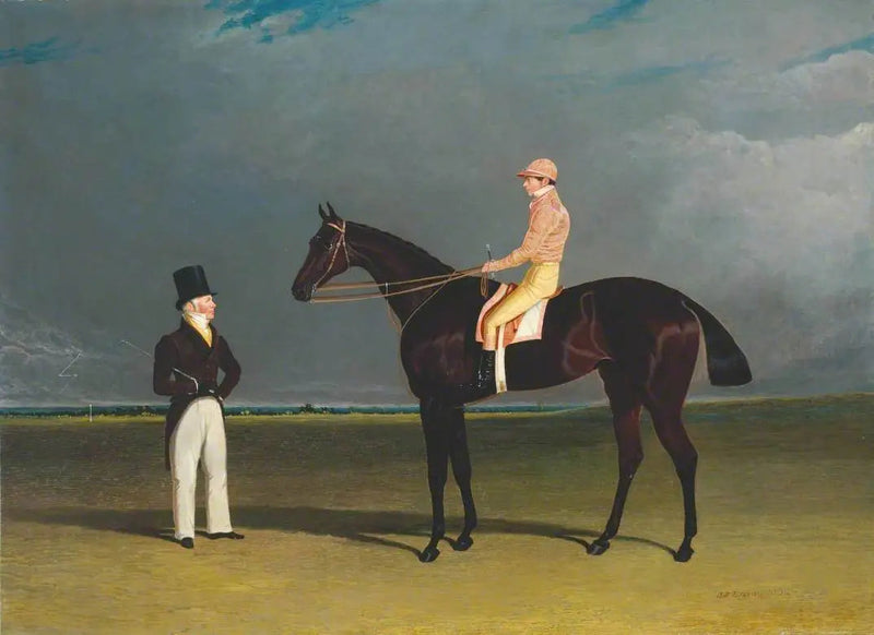 Birmingham mit Patrick Conolly Up und seinem Besitzer, John Beardsworth - John Frederick Herring, Sr.