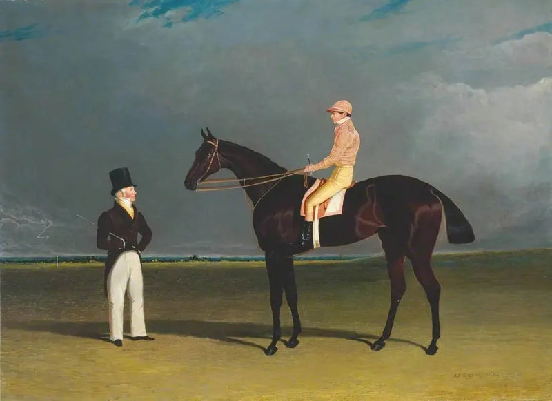 Birmingham mit Patrick Conolly Up und seinem Besitzer, John Beardsworth - John Frederick Herring, Sr.