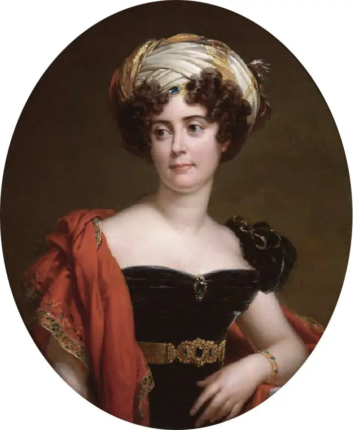 Blanche-Joséphine Le Bascle d'Argenteuil, duchesse de Maillé (1787-1851) - François Gérard image 2 copie de tableau peinte à la main