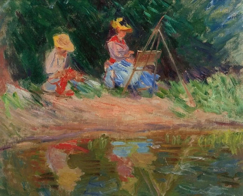 Blanche Monet Gemälde mit Suzanne W1149 - Claude Monet