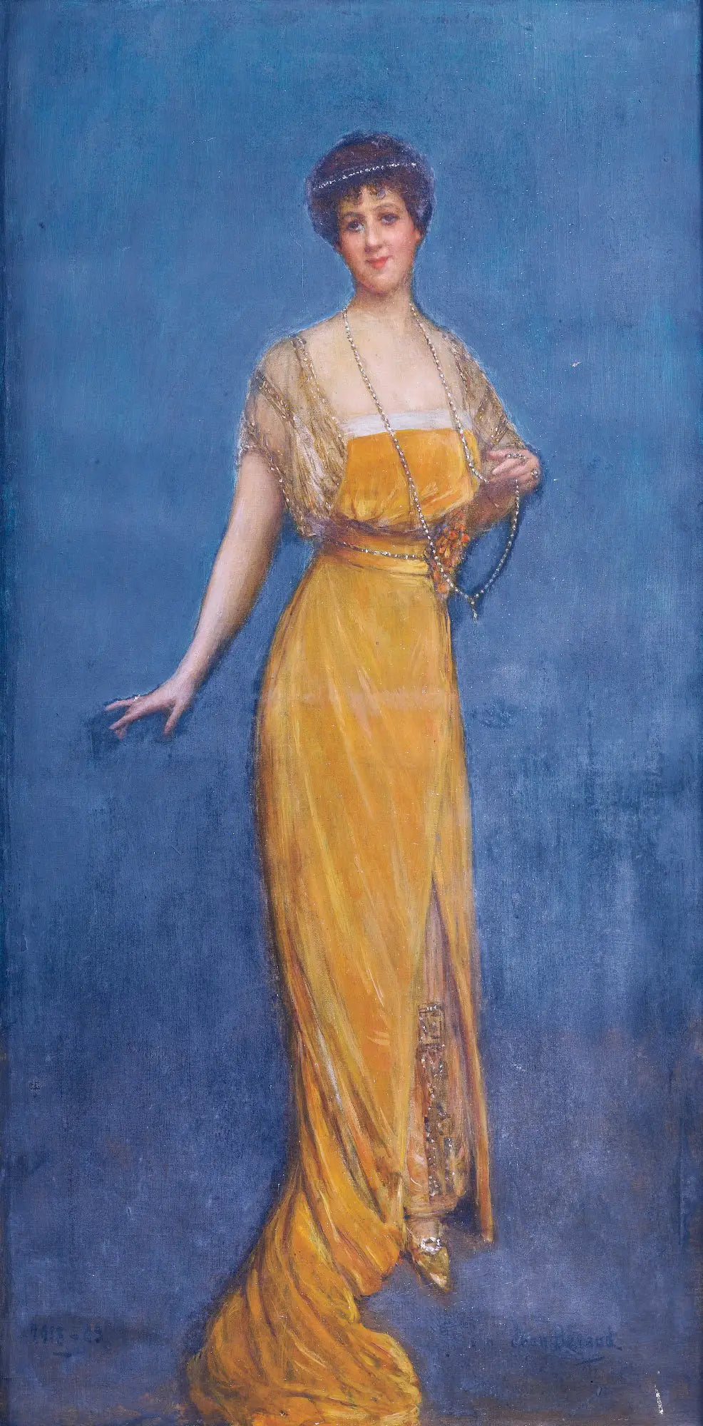 Blanche Vesnić (née Ulman) - Jean Béraud image 1 copie peinte à la main à l’huile