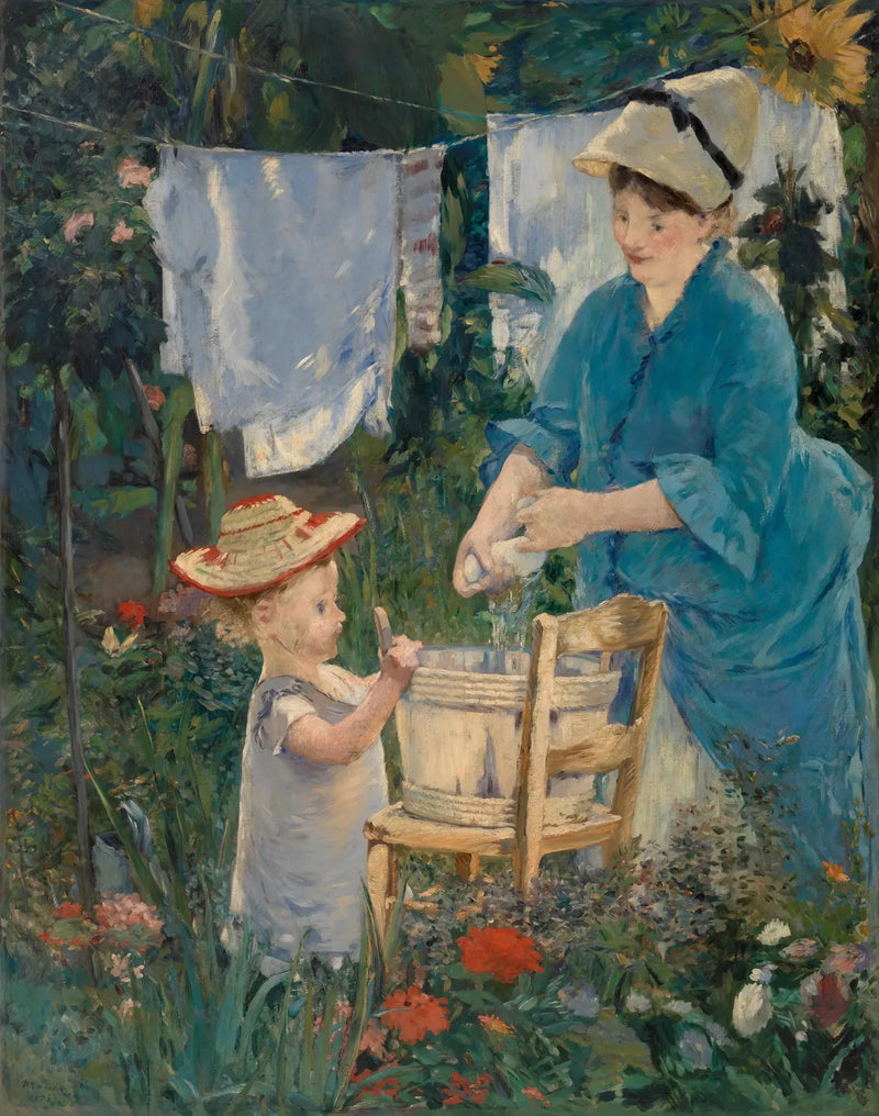 Wäscherei (Die Wäsche) - Édouard Manet