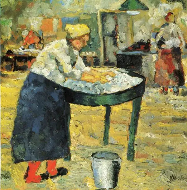 Waschfrau - Kazimir Malevich