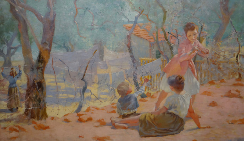 Waschfrauen in der Provence - Henri-Edmond Cross