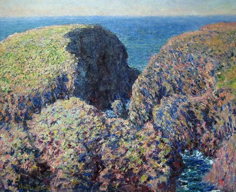 Felsblock, Belle-Île - Claude Monet