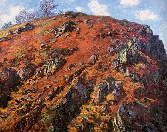 Der Block, Untersuchung von Gesteinen in der Creuse W1228 - Claude Monet