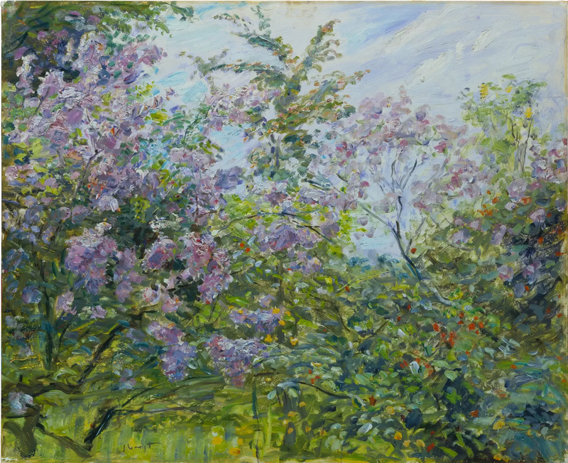 Blühender Flieder - Max Slevogt