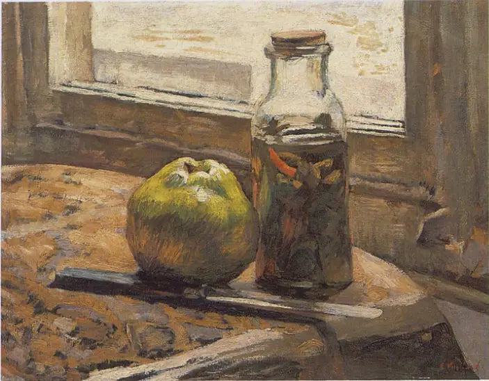 Gurkenglas und Äpfel - Édouard Vuillard