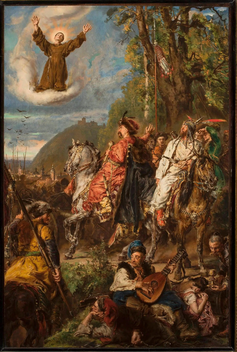 Bohdan Khmelnitski mit Tugay Bey in der Nähe von Lemberg. - Jan Matejko