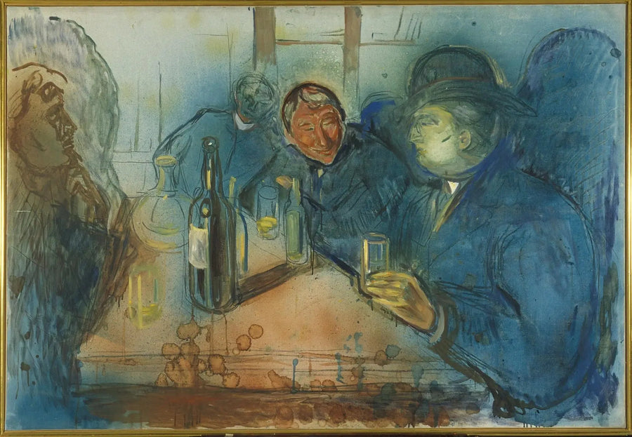 Bohémiens von Kristiania - Edvard Munch