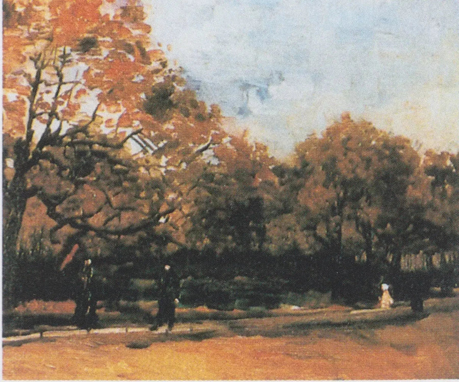 Der Bois de Boulogne mit Passanten - Vincent van Gogh