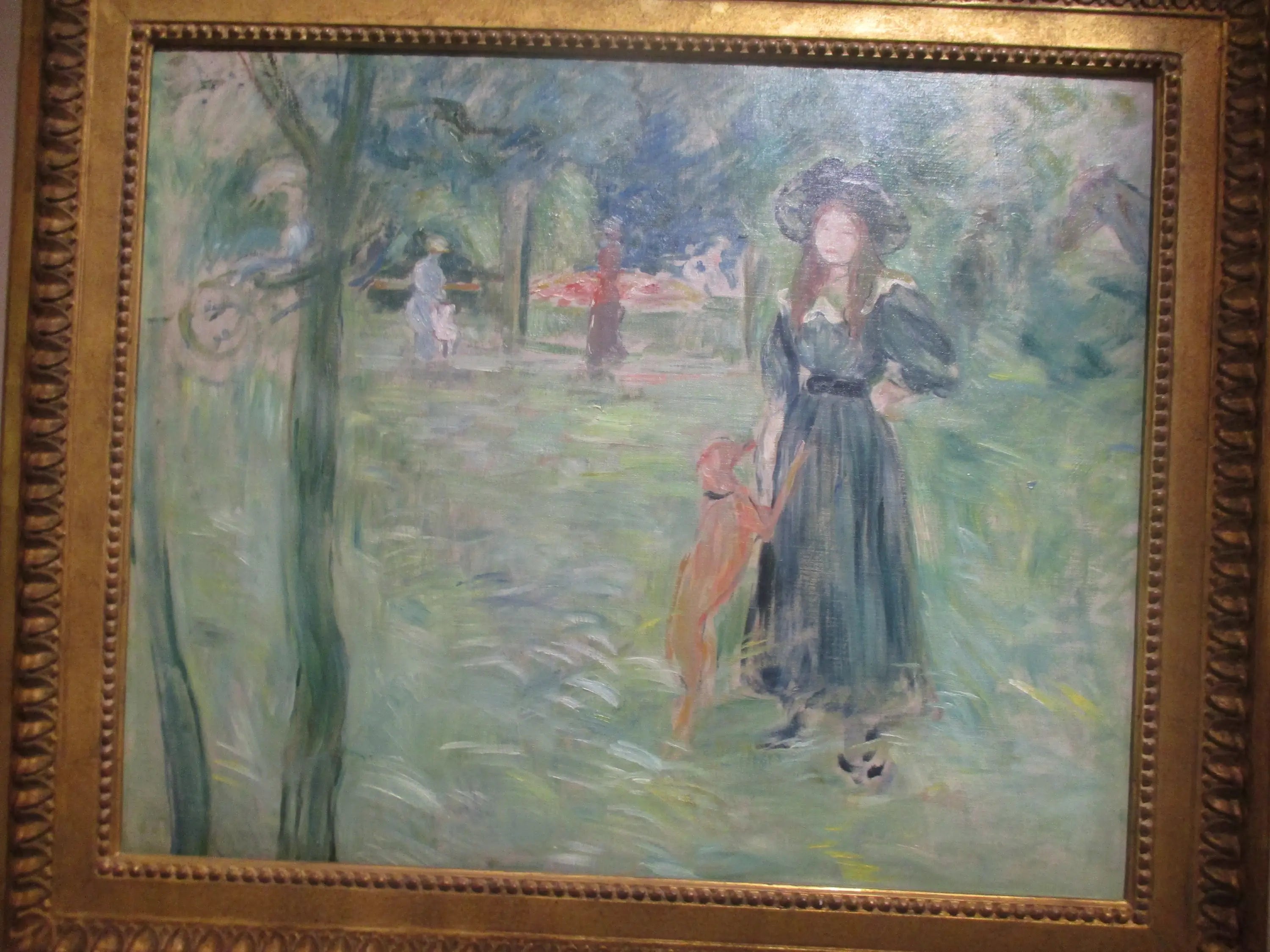 Bois de Boulogne - Berthe Morisot image 1 reproduction artisanale de tableau