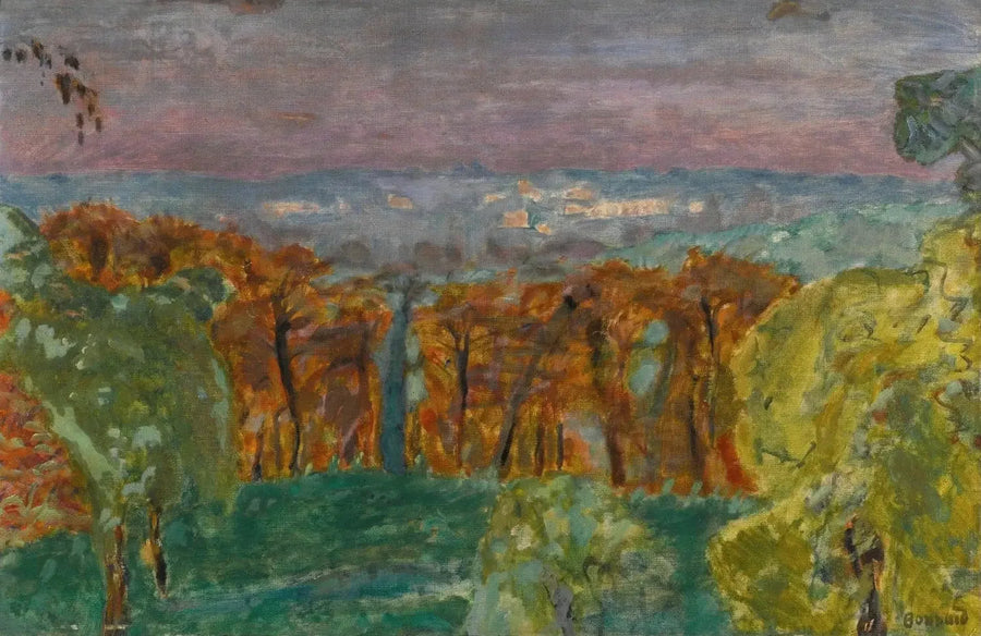 Holz im Herbst - Pierre Bonnard